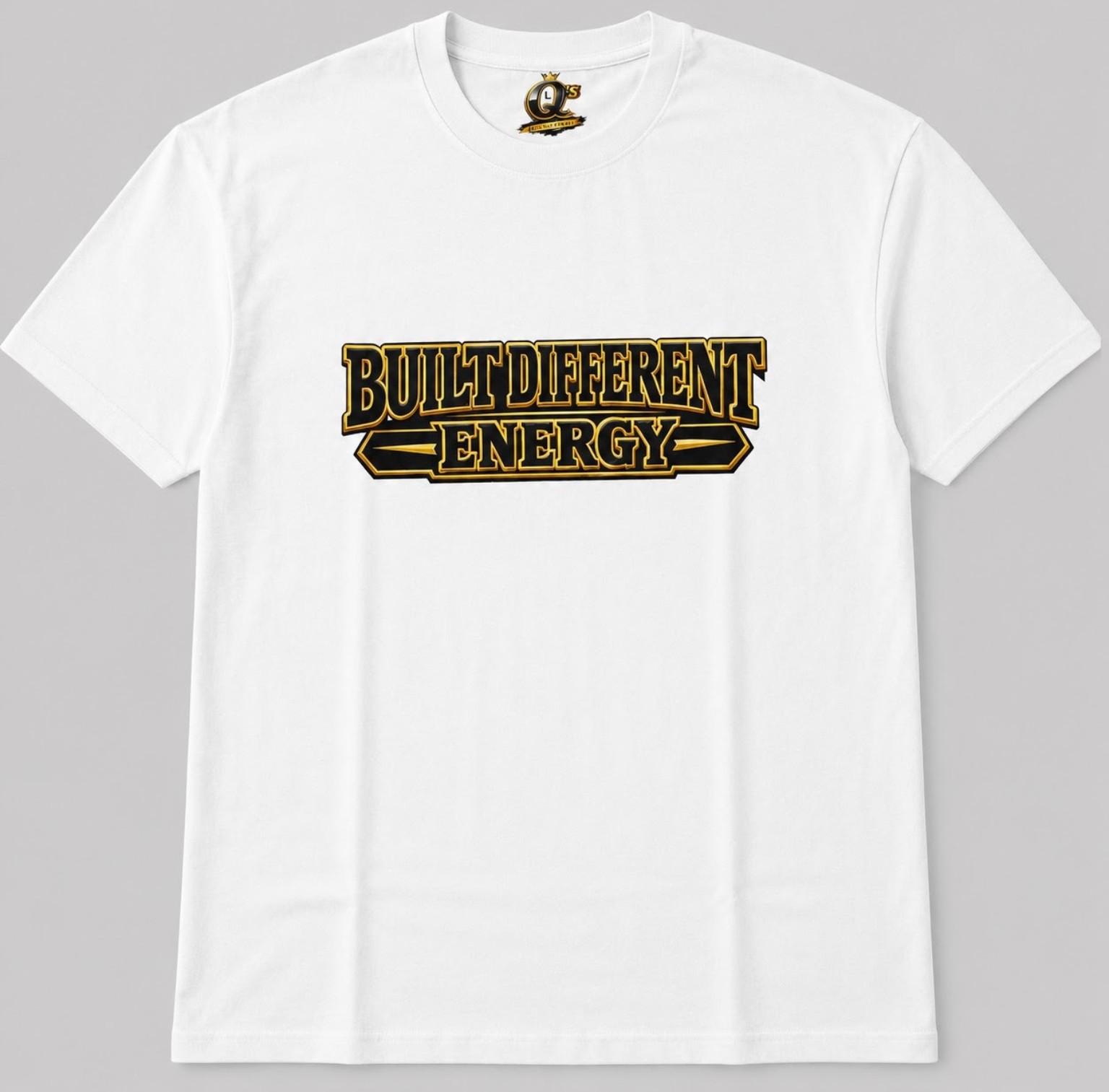 Built Different Energy signature white tee